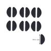 Beavorty 20pairs Non-Slip Nose Pads for Glasses Self-Adhesive Eyewear Accessories for Enhanced Comfort and Fit for Students and Commuters Black view 2