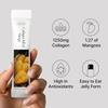 Korean Collagen Jelly Sticks - 25 Mango Flavored Marine Collagen Peptide Snacks for Anti-Aging- Collagen Protein Sugar-Free, Travel Packs for Hair & Nail Strength view 4
