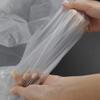Qskely 4 Gallon Small Clear Trash Bag, 1500 Counts Bathroom Trash Can Liners, 15 Rolls view 2