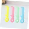 FRCOLOR 12pcs Boy Girl Hair Comb Safety Brush for Newborns Massage Function Material Round Design view 3