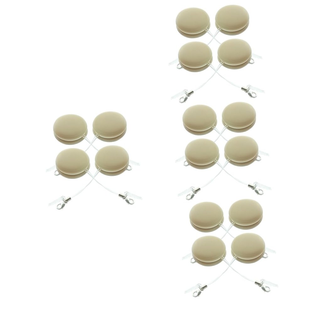 Beavorty 16pcs Macaron Shape Phone Screen Cleaner Reusable Lens Wipes for Glasses Cell Phone Laptop Eyeglasses