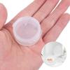 10pcs Transparent Round with Lid PP Small Storage Containers for Earplugs Jewelry Beads Travel Medicine Pill Case 1.57 * 1.57 * 0.78in view 3