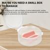 10pcs Transparent Round with Lid PP Small Storage Containers for Earplugs Jewelry Beads Travel Medicine Pill Case 1.57 * 1.57 * 0.78in view 4