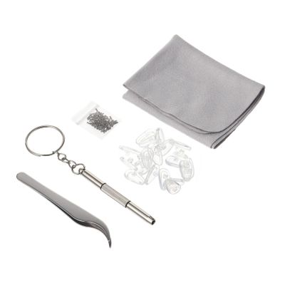 Beavorty 3sets Sunglasses Repair Kit Screwdriver Nose Pads Glasses Repair Tools for Eyeglasses Accessories