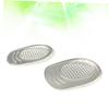 FOMIYES 4pairs Cushioned Half Insoles Silicone Heel Pads Comfortable Inserts for Women Men Arch Support for Pain Relief view 2