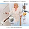 Acepunch 15.7 Inch Wood Grab Bars for Bathtubs and Showers Wall Mount Handrail Indoor Stairs Handles for Handicap and Seniors with 1.5 Inch Sturdy Metal Brackets view 3
