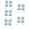 Beavorty 20pcs Macaron Design LCD Screen Cleaner Glasses Lens Wipes Eye Clean Wipes Reusable Fast Drying for view 1