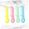 FRCOLOR 8pcs Born Essentials for Newborn Teasing Comb Scalp Massager Shower Hair Comb Round Teeth for Gentle Scalp Massage Material Boy Essentials view 2