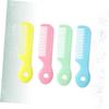 FRCOLOR 8pcs Born Essentials for Newborn Teasing Comb Scalp Massager Shower Hair Comb Round Teeth for Gentle Scalp Massage Material Boy Essentials view 3