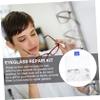 Beavorty 2sets Eyewear Repair Kit Eyeglass Screws Precision Screwdriver Nose Pads Essential Tool for Sunglasses Watches Jewelry Repair view 3