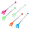 5pcs Retractable Back Scratcher Massage Function for Itch Relief Lightweight and Portable Itch-Relief Tool for Ages Suitable for Home Travel Random Color view 1