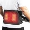 Oramuon Heated Back Brace with Massage, Rechargeable Heating Pad for Back Pain Relief, Adjustable Back Support Belt with Heat Therapy and Vibration Massager for Men and Women, L view 1