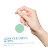 Beavorty 20pcs Ergonomic Lens Cleaning Cloths Eyeglass Wipes for Glasses Screens Portable Microfiber Cleaner Loop Random Color view 2