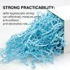 Corlcol 1LB Crinkle Cut Paper Shred Filler for Gift Box Bag and Basket On Holidays(Light Blue) view 4