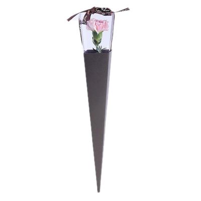 10PCS 16.73inch Single Rose Sleeve Flower Wrapping Box Colored Paper Floral Arrangement Supplies for Party Festival Wedding Valentine's Day Mother's Day