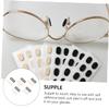 Beavorty 80sheets Slip Eva Nose Pads for Glasses Skin-Friendly Adhesive Cushions Comfortable Fit for Sunglasses and Eyeglasses Skin Tone Black and Non-deforming view 4