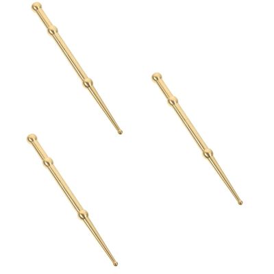 FOMIYES 3pcs Daily Use Brass Pen Portable Multi-Function Body for Foot and Tool for Muscle and Relaxation