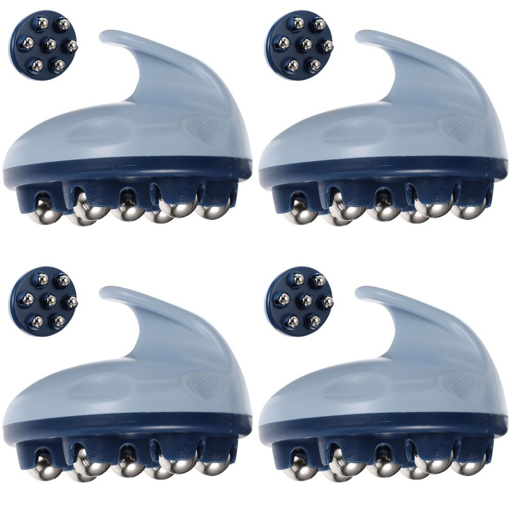 FOMIYES Compact Handheld Foot and Neck Massager Roller for Full Body Acupoint Therapy and Muscle Relief Portable 4.13 Inch