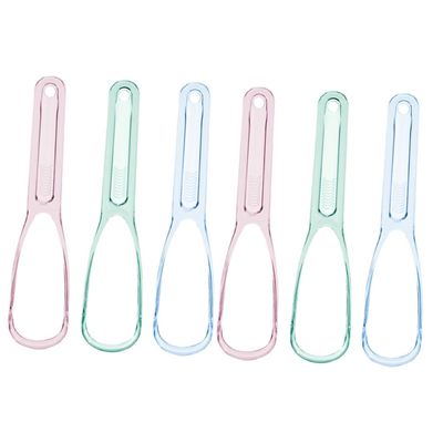FRCOLOR 6pcs Tongue Scraper Gentle for Men and Women Oral Tools Safe Design Lightweight and Compact for Travel