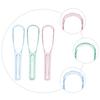 FRCOLOR 6pcs Tongue Scraper Gentle for Men and Women Oral Tools Safe Design Lightweight and Compact for Travel view 2