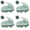 FOMIYES 4Pcs Portable Handheld Foot Massager Rollers with Reflexology Balls for Neck and Body Pain Relief - Compact Massage Tools for Home and Office Use view 1