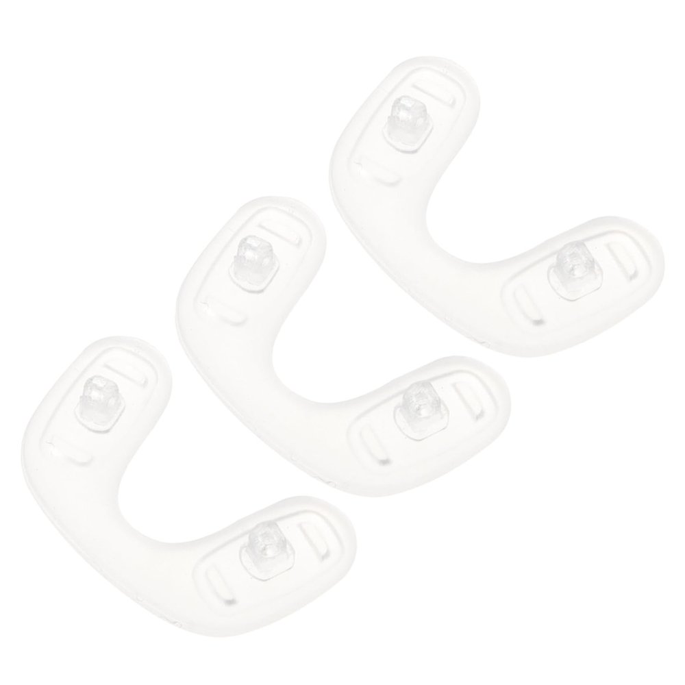 Beavorty 3pcs Glasses Nose Pads Comfortable Silicone Eyeglass Accessories for Enhanced Fit Suitable for Eyewear Types and Easy to Install