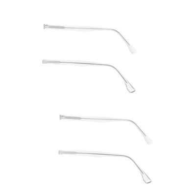 Beavorty 2pairs Replacement Temples for Glasses Sturdy Replacement Arms Prevents Frame Breakage Fit for Eyewear