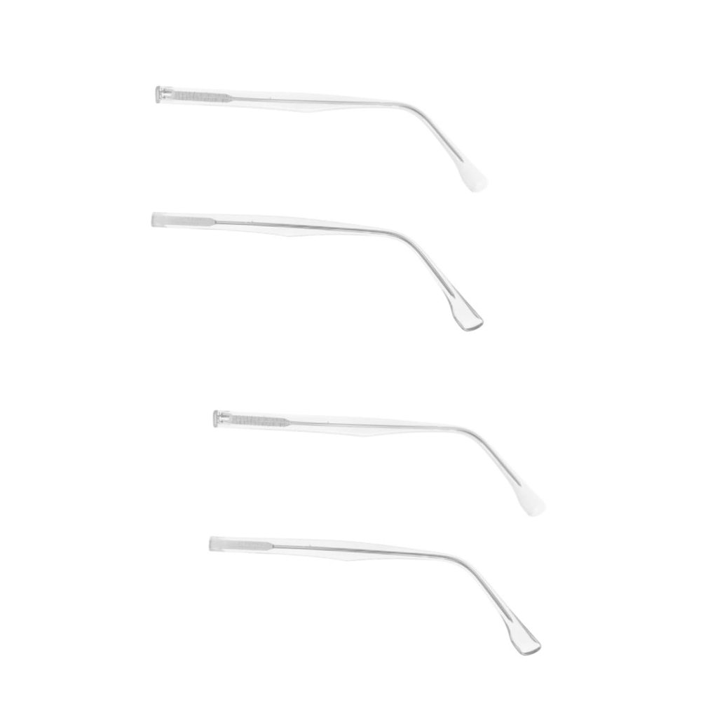 Beavorty 2pairs Replacement Temples for Glasses Sturdy Replacement Arms Prevents Frame Breakage Fit for Eyewear