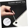 Beavorty 3pcs Glasses Repair Kit Screws Screwdriver Tweezer Nose Pads Easy Repair view 3