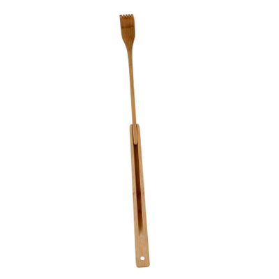 Beavorty 2pcs Foldable Bamboo Back Scratcher for Itching Relief Portable Self-Massager Tool Natural Material for Travel and Everyday Use for Friends and Family