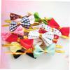 FRCOLOR 100pcs Colorful Metallic Ties Festive Ties for Candy Party Crafts and Packaging Shiny Decoration view 3