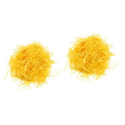 NOLITOY 10packs Shredded Paper Filament Box Filling Paper Yellow Bulk Party Box Decorations