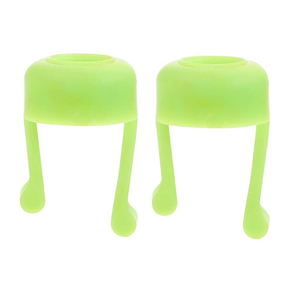 FOMIYES 10pcs Portable Silicone Drops Bracket Aid for Home Use Prevents Drips Compatible Bottle Green for Easy Handling