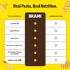 Brami Italian Protein Pasta, Variety | Low Carb | High Fiber | High Protein | Non-GMO | Keto | Made in Italy | Dry Pasta | Semolina | Fortified with Heart Healthy Lupini Beans | 12oz (Pack of 3) view 3