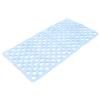 PRETYZOOM Hollow Drainage Non-Slip Shower Mat Thick Bath Mat with Suction Cups Textured Surface for Bathroom Safety for Home Use Light Blue view 1