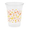 AimFun Daisy Groovy Plastic Cups Pink Orange Flower Party Cups Retro Boho Hippie Disposable Cups 60s 70s 12 oz Cold Drinking Cup for Groovy Party Supplies (50, Colorful Daisy) view 1