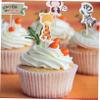 IMIKEYA 48pcs Ocean Animal Cake Toers Sea Animal Cupcake Picks Non-edible Decorative Toothpick Flags for Boys and Girls Birthday Baby Shower Anniversary Random Style view 4