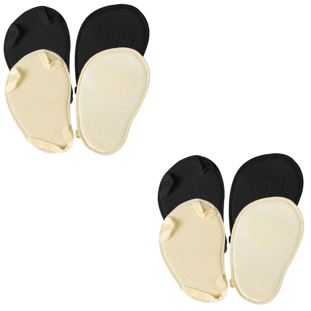 NOLITOY 4pairs Convenient Foot Pads Reusable High Heel Pads Non-Slip Shoe Inserts for Women
