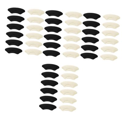 NOLITOY 24pairs Self-Adhesive Heel Pads for Shoes Wear Cushions for High Heels Sneakers and Sandals to Prevent Foot Pain and Blisters for Long Walks