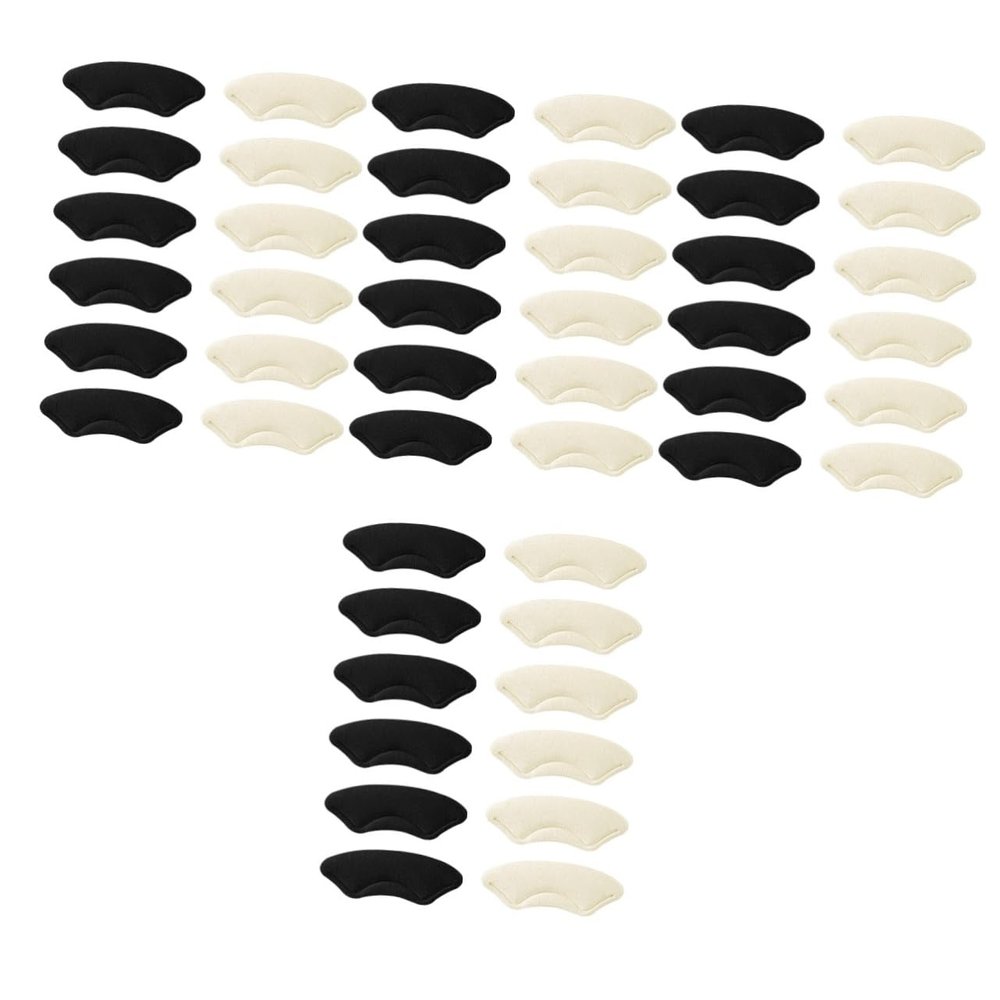 NOLITOY 24pairs Self-Adhesive Heel Pads for Shoes Wear Cushions for High Heels Sneakers and Sandals to Prevent Foot Pain and Blisters for Long Walks