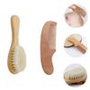 NOLITOY 3sets Bathing Brush and Shampoo Comb Ergonomic Hair Care Tool for Boy Girl Soft Skin-Friendly Bristles for Gentle Cleaning for Newborns and Toddlers view 3