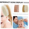 NOLITOY 3sets Bathing Brush and Shampoo Comb Ergonomic Hair Care Tool for Boy Girl Soft Skin-Friendly Bristles for Gentle Cleaning for Newborns and Toddlers view 4