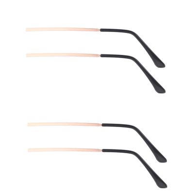 NOLITOY 2pairs Metal Glasses Replacement Temple for Sunglasses and Eyeglasses and Comfortable