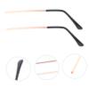 NOLITOY 2pairs Metal Glasses Replacement Temple for Sunglasses and Eyeglasses and Comfortable view 3