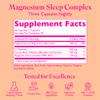 Amy Suzanne Magnesium Sleep Complex with L-Theanine and Lemon Balm - Melatonin-Free Sleep Support for Natural Calm and Relaxation - Magnesium Glycinate - 90 Capsules view 4