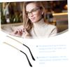 Beavorty 4pairs Glasses Legs Replacement Temple Replacement Glasses Eyeglasses Arm Cap view 2