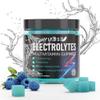 VIFSSG Electrolytes Gummies No Sugar, 120 Chewable Electrolyte Gummies with 6 Electrolytes for Runners and Endurance Sports, Refreshing Blue Raspberry, Hydration Electrolyte Chews, 1 Pack view 1