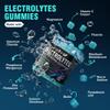 VIFSSG Electrolytes Gummies No Sugar, 120 Chewable Electrolyte Gummies with 6 Electrolytes for Runners and Endurance Sports, Refreshing Blue Raspberry, Hydration Electrolyte Chews, 1 Pack view 2