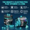 VIFSSG Electrolytes Gummies No Sugar, 120 Chewable Electrolyte Gummies with 6 Electrolytes for Runners and Endurance Sports, Refreshing Blue Raspberry, Hydration Electrolyte Chews, 1 Pack view 3