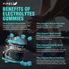 VIFSSG Electrolytes Gummies No Sugar, 120 Chewable Electrolyte Gummies with 6 Electrolytes for Runners and Endurance Sports, Refreshing Blue Raspberry, Hydration Electrolyte Chews, 1 Pack view 4